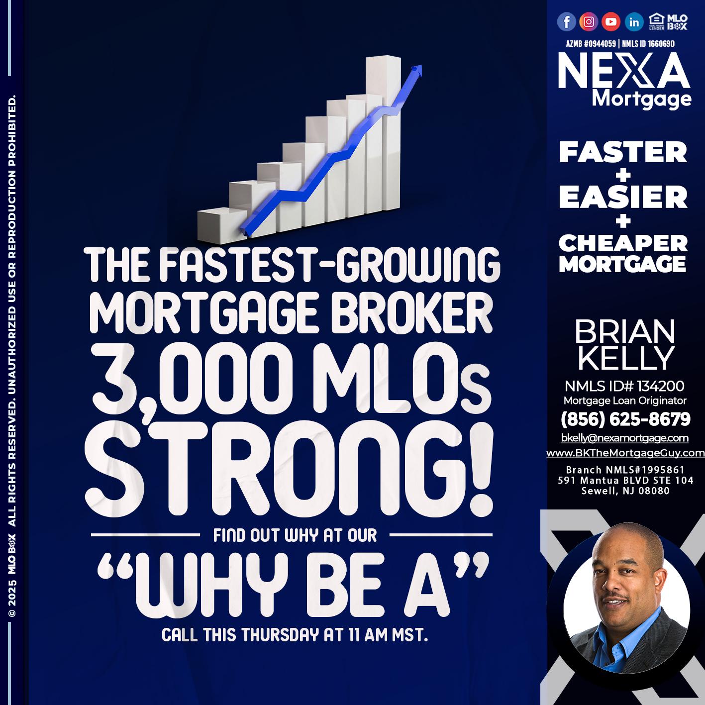 3K MLOs STRONG - Brian S. Kelly -Loan Officer