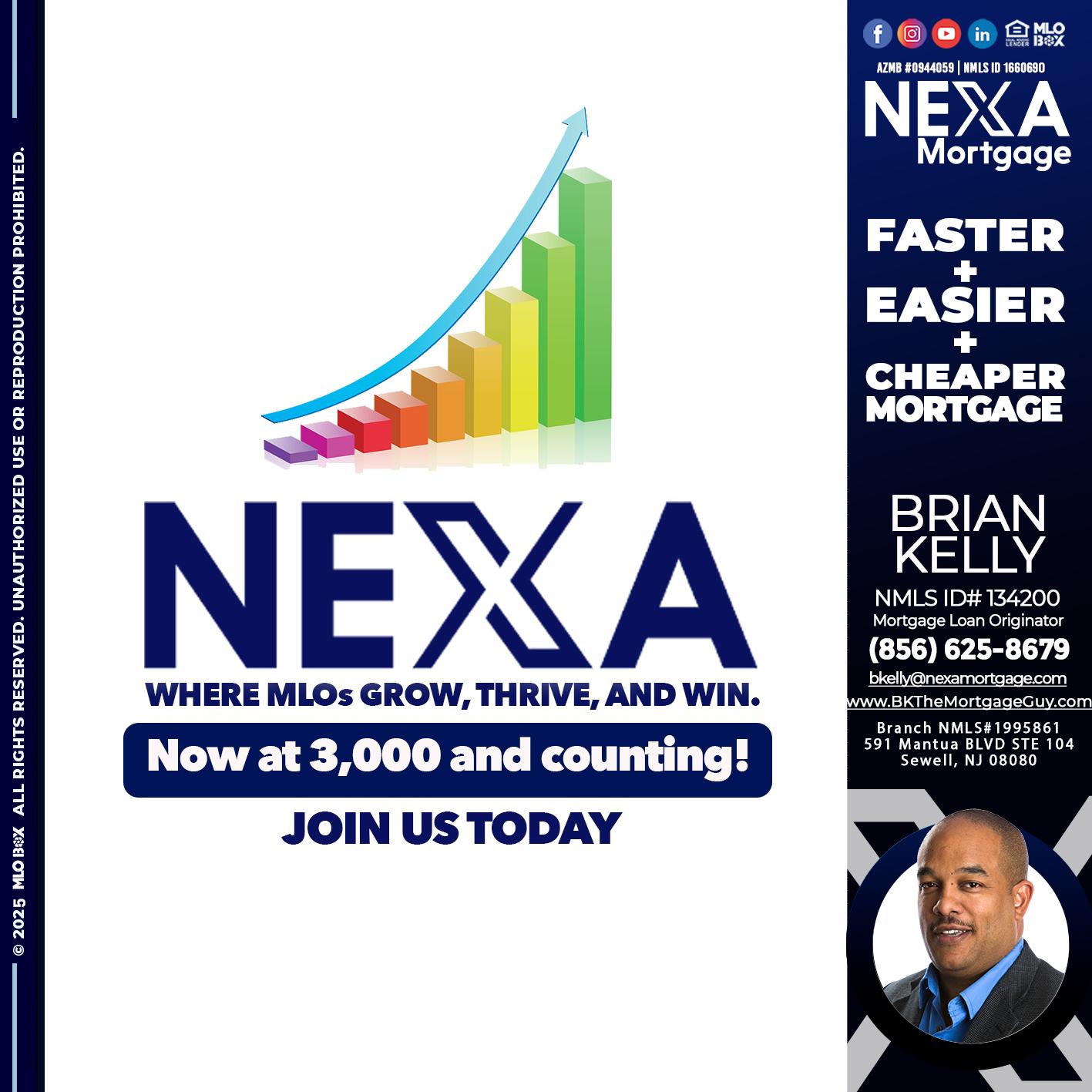 3,000 MLOs - Brian S. Kelly -Loan Officer