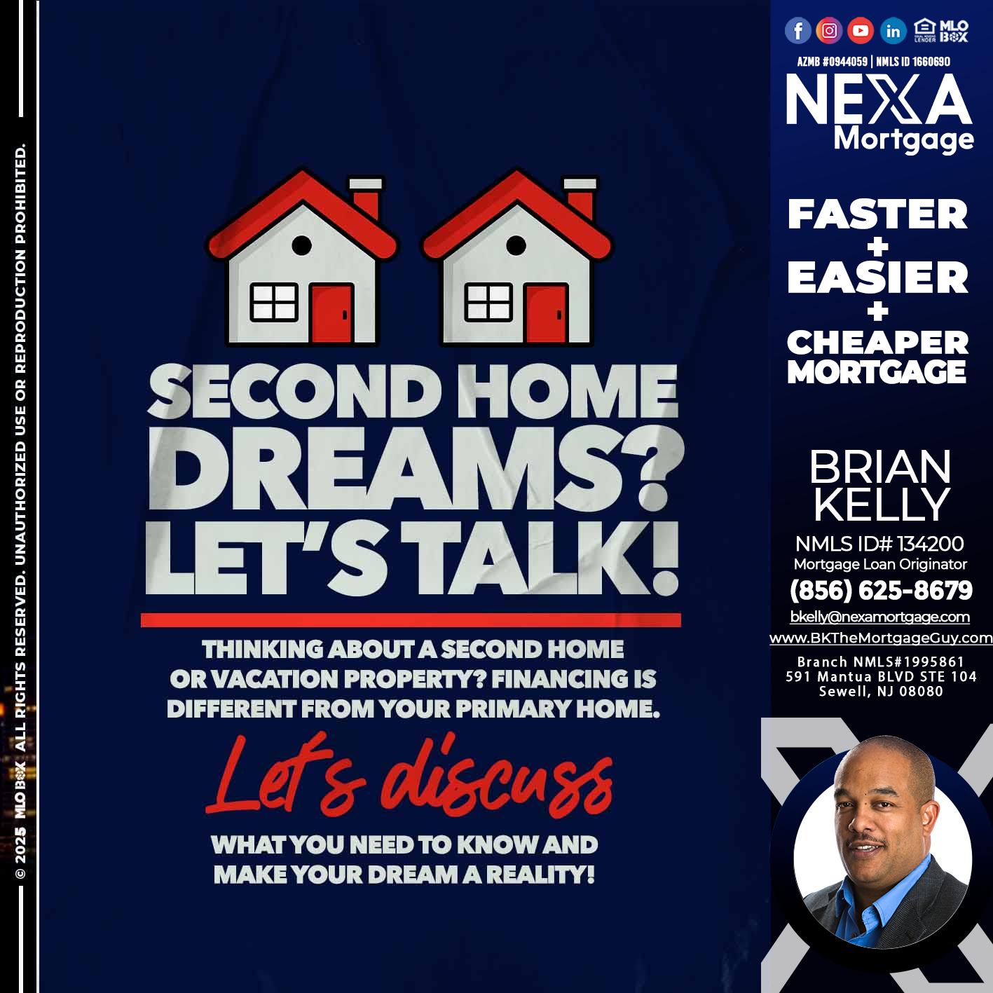 second home dreams? - Brian S. Kelly -Loan Officer