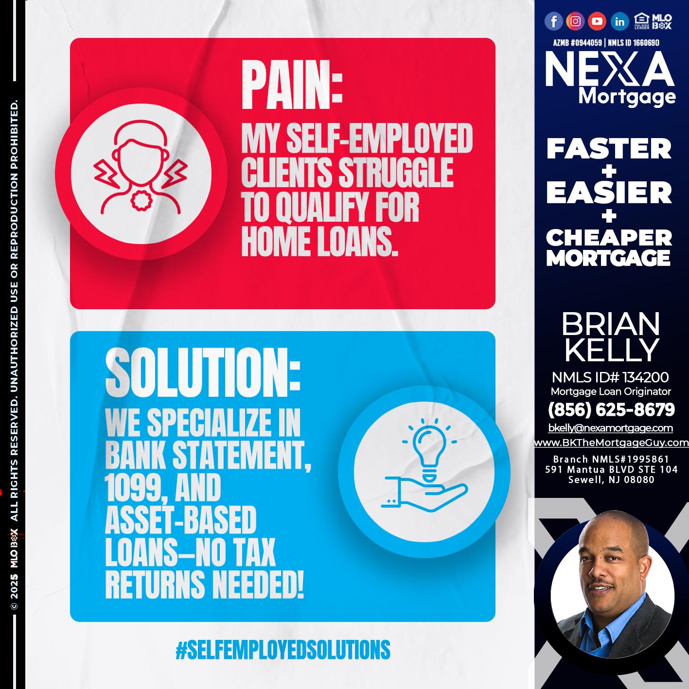 pain-solution - Brian S. Kelly -Loan Officer