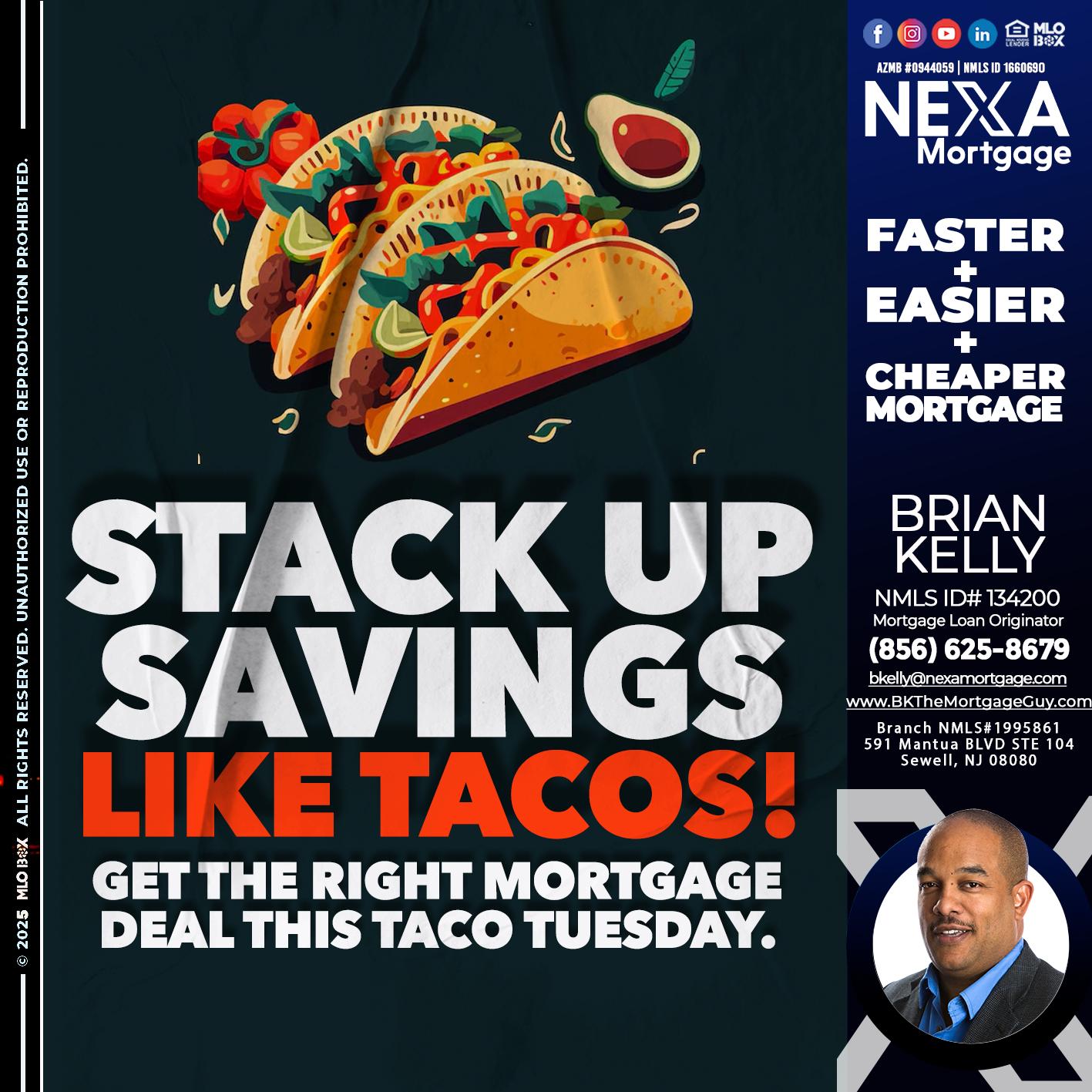 TACO TUESDAY - Brian S. Kelly -Loan Officer