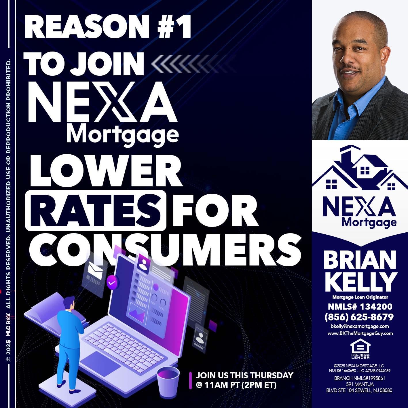 REASON 1 - Brian S. Kelly -Loan Officer