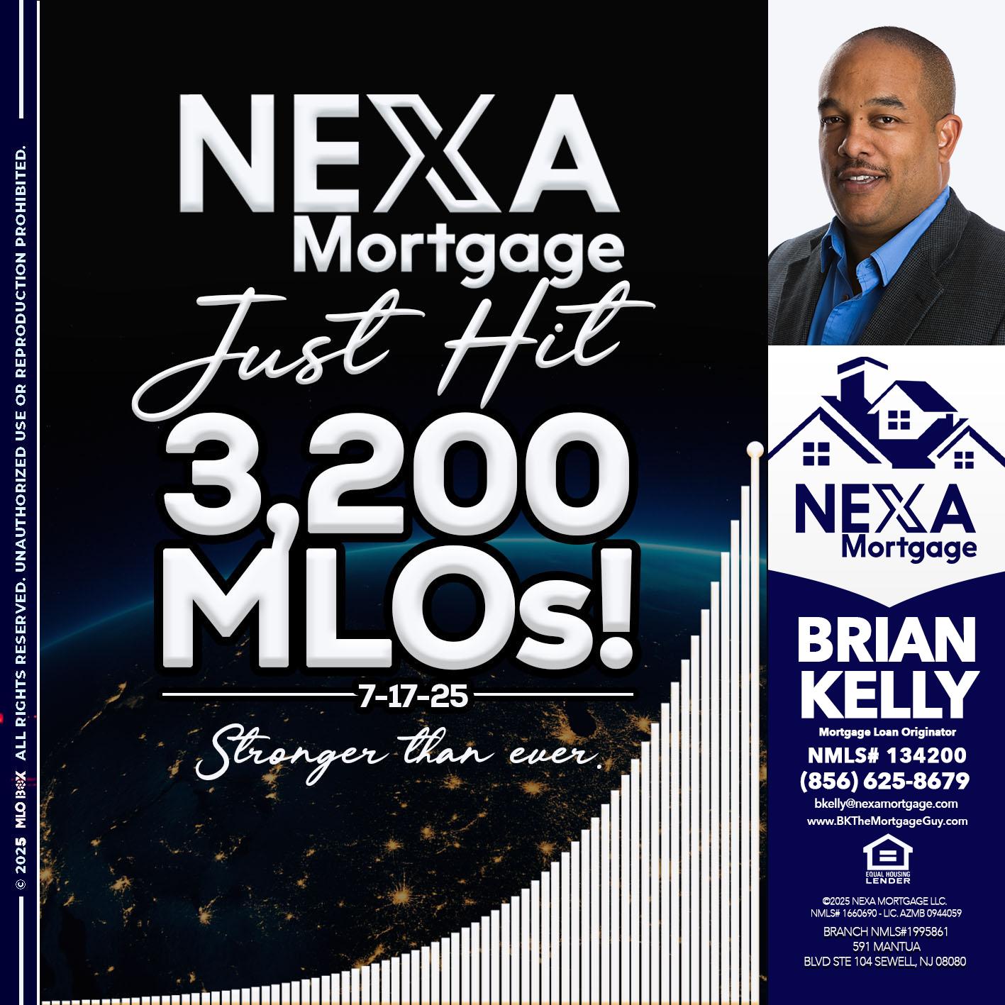 3200 MLOs - Brian S. Kelly -Loan Officer