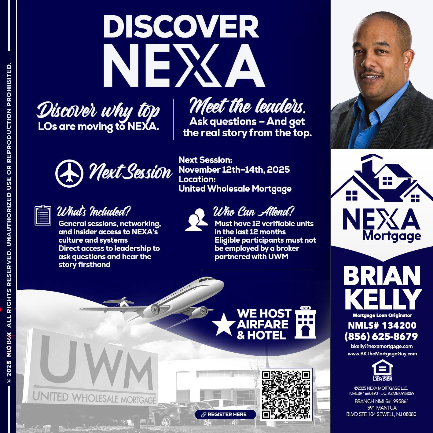 DISCOVER NEXA - Brian S. Kelly -Loan Officer