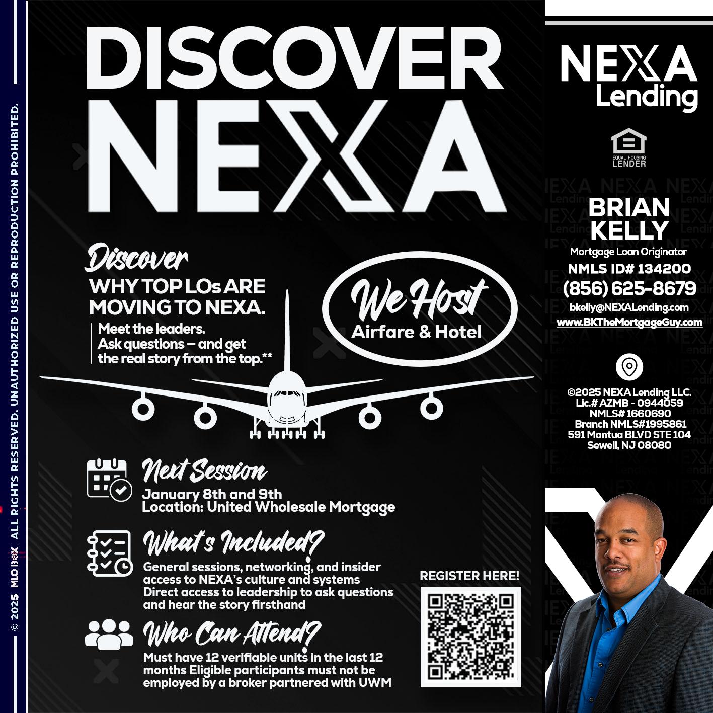 DISCOVER NEXA - Brian S. Kelly -Loan Officer