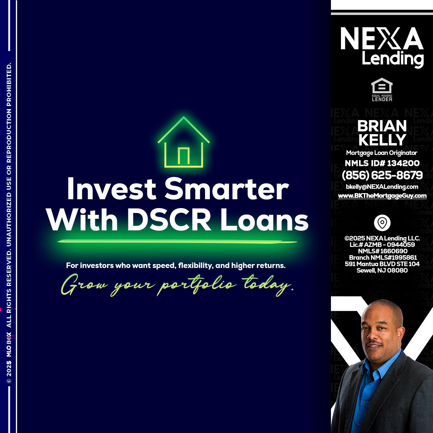 DSCR - Brian S. Kelly -Loan Officer