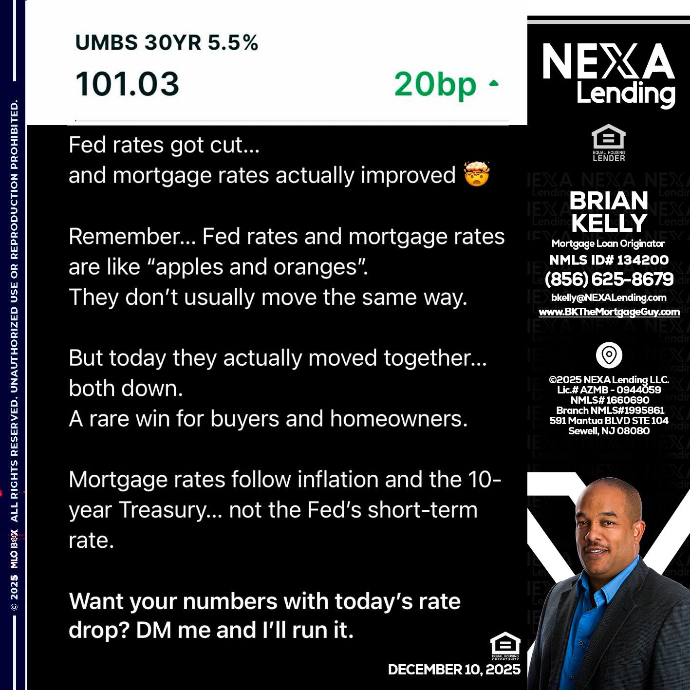 101.3 - Brian S. Kelly -Loan Officer