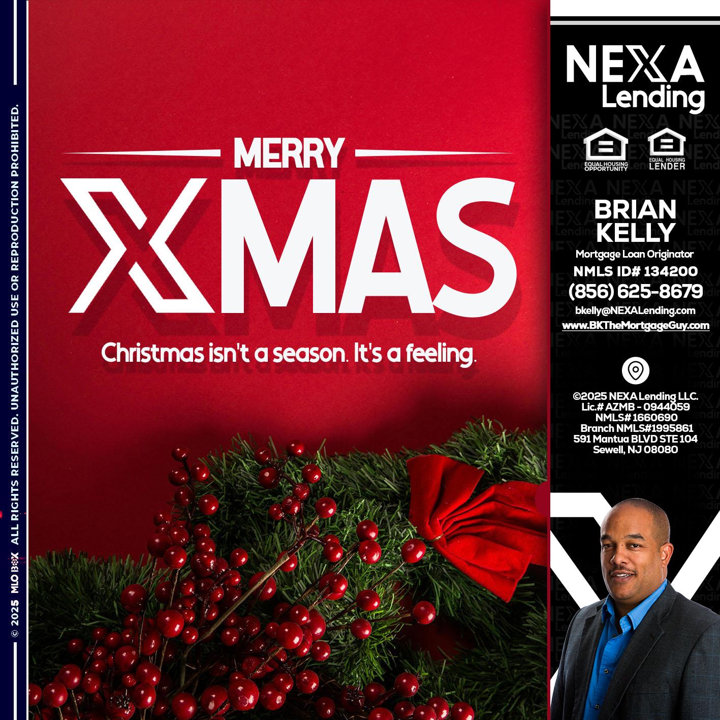 merry xmas - Brian S. Kelly -Loan Officer