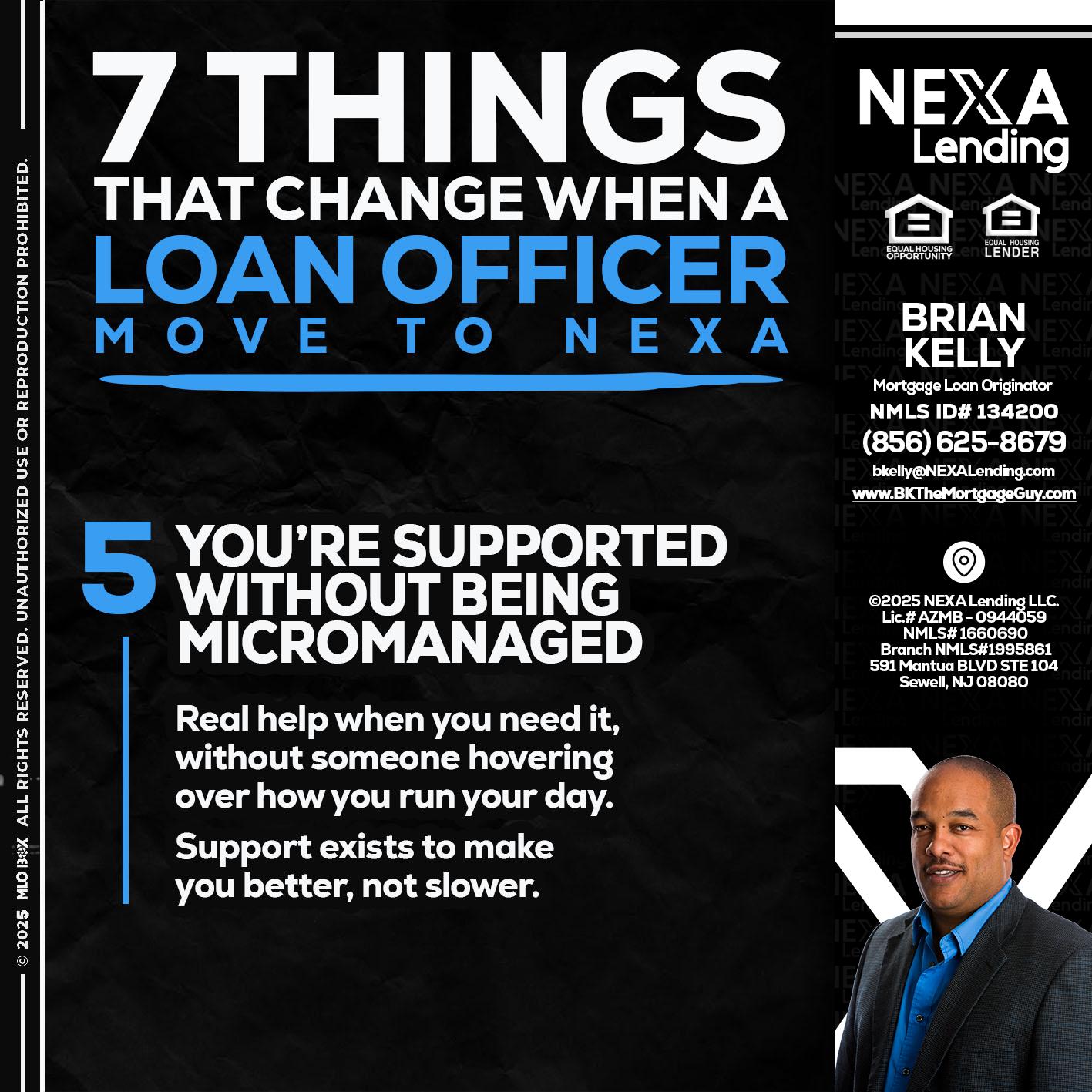 7 THINGS (5) - Brian S. Kelly -Loan Officer