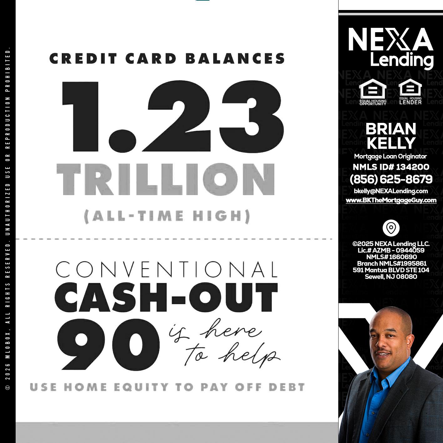 CREDIT CARD BALANCE - Brian S. Kelly -Loan Officer