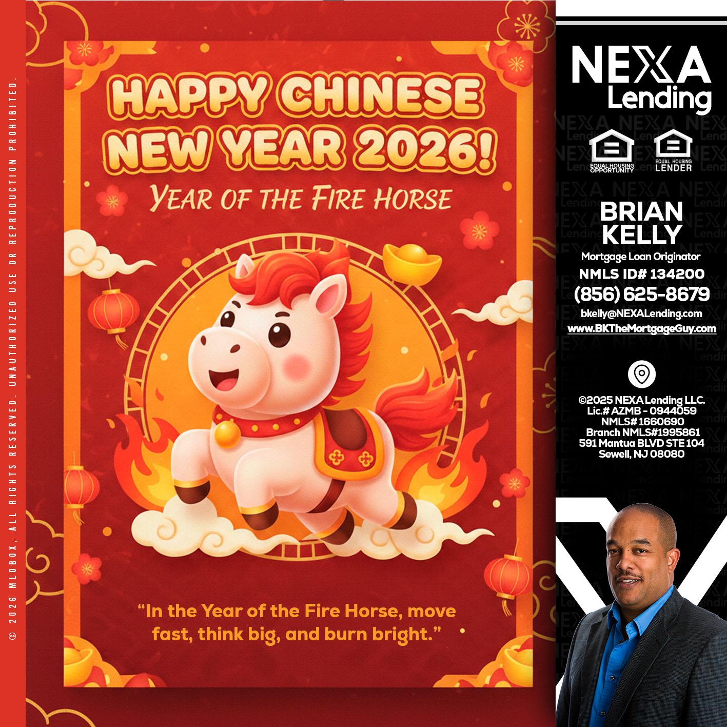 happy Chinese new year - Brian S. Kelly -Loan Officer