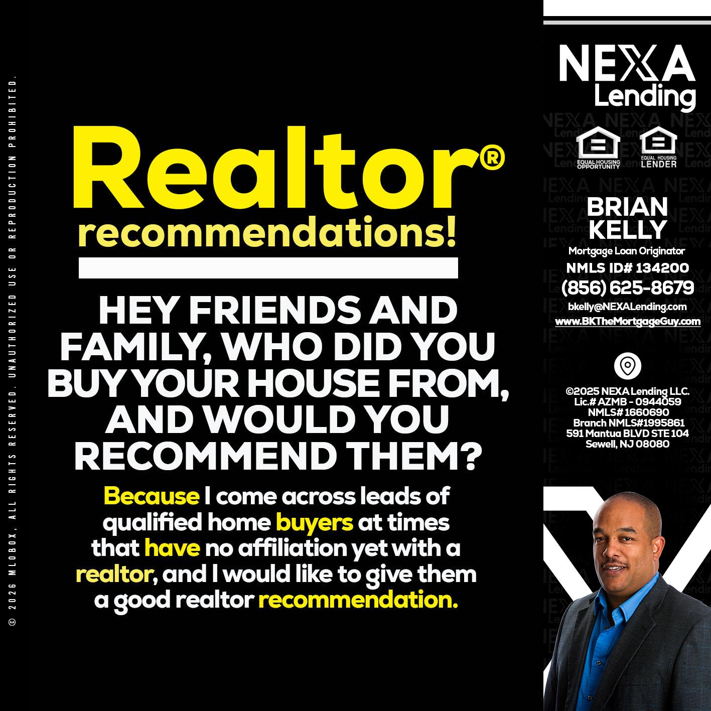 REALTOR - Brian S. Kelly -Loan Officer