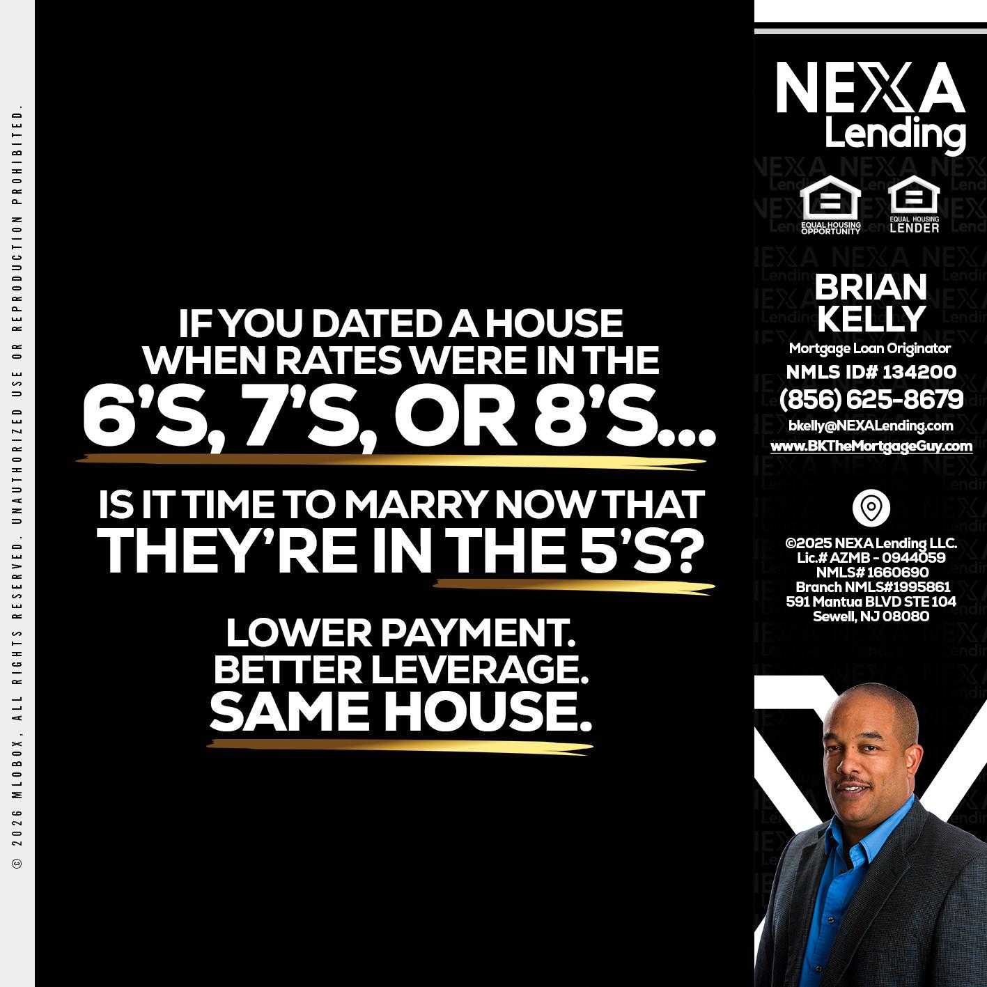 if you dated a house - Brian S. Kelly -Loan Officer