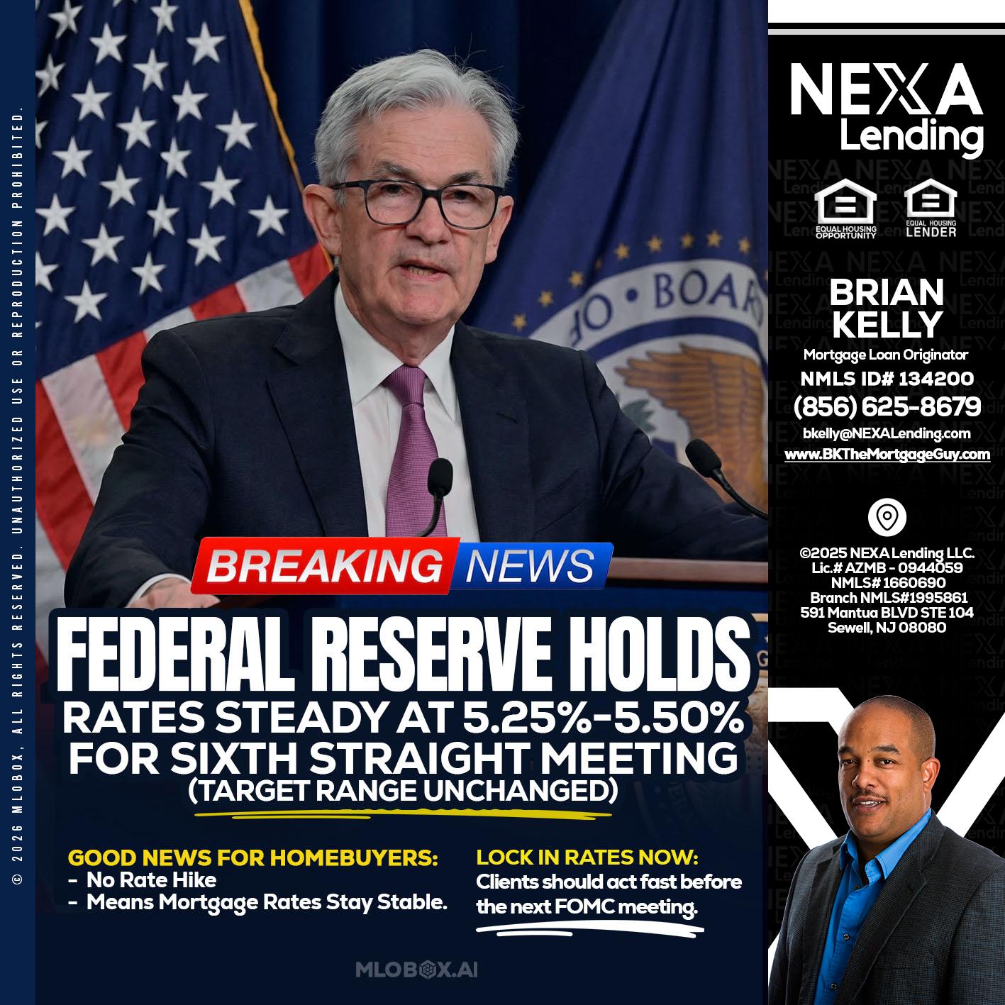 federal reserve - Brian S. Kelly -Loan Officer