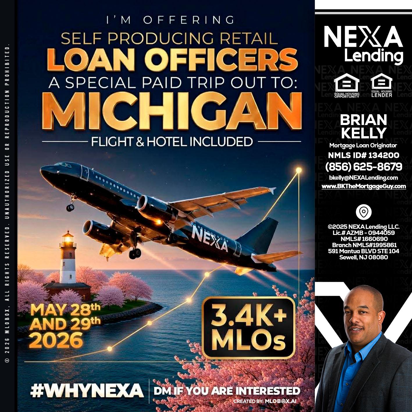 MICHIGAN TRIP - Brian S. Kelly -Loan Officer