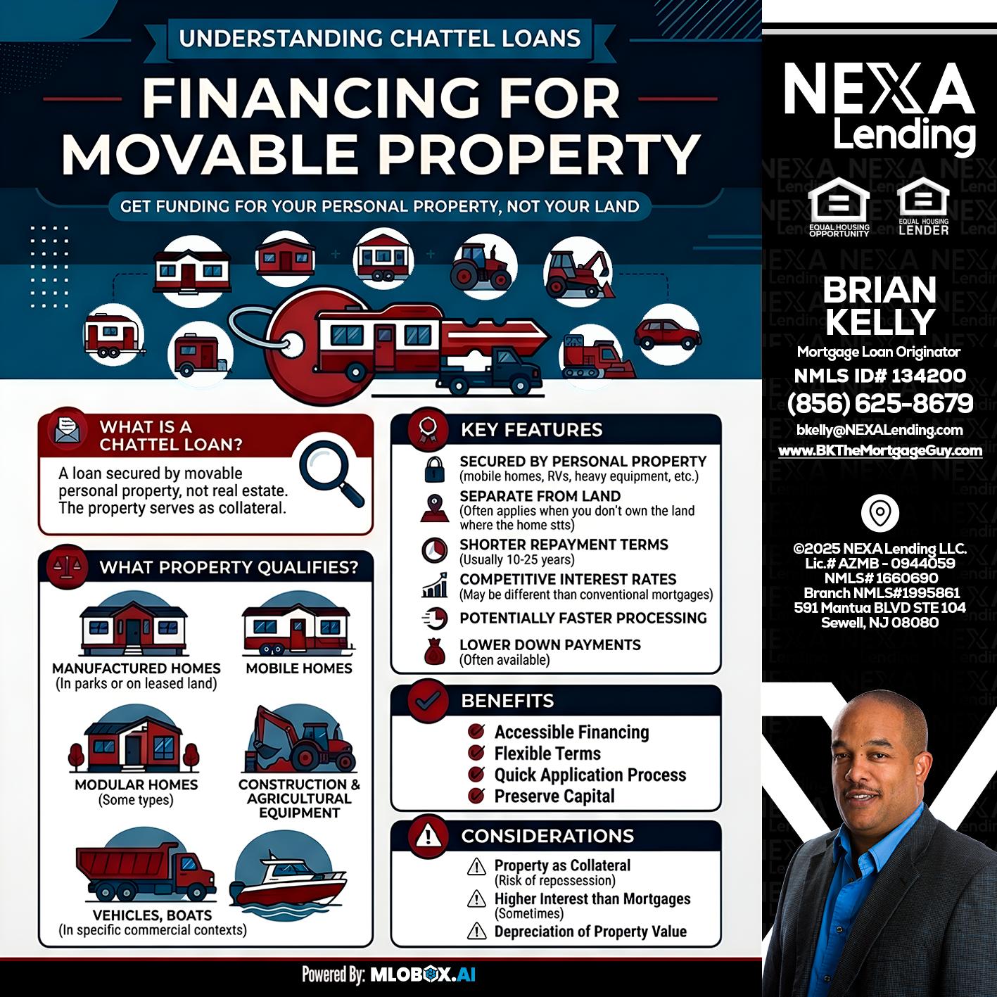 Chattel Loans - Brian S. Kelly -Loan Officer