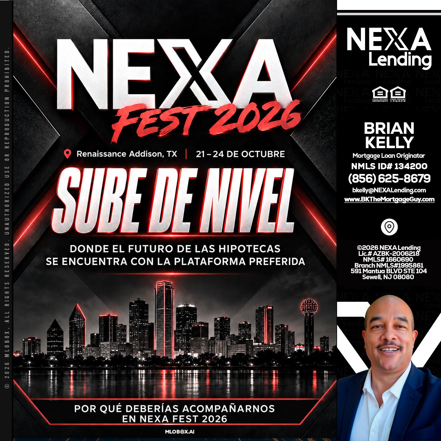 NEXA fest 2026 - Brian S. Kelly -Loan Officer