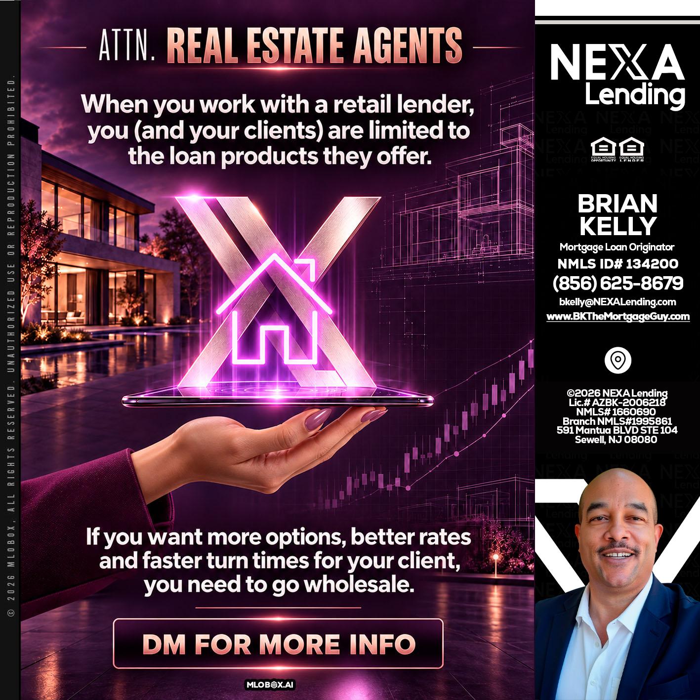 REAL ESTATE AGENTS - Brian S. Kelly -Loan Officer