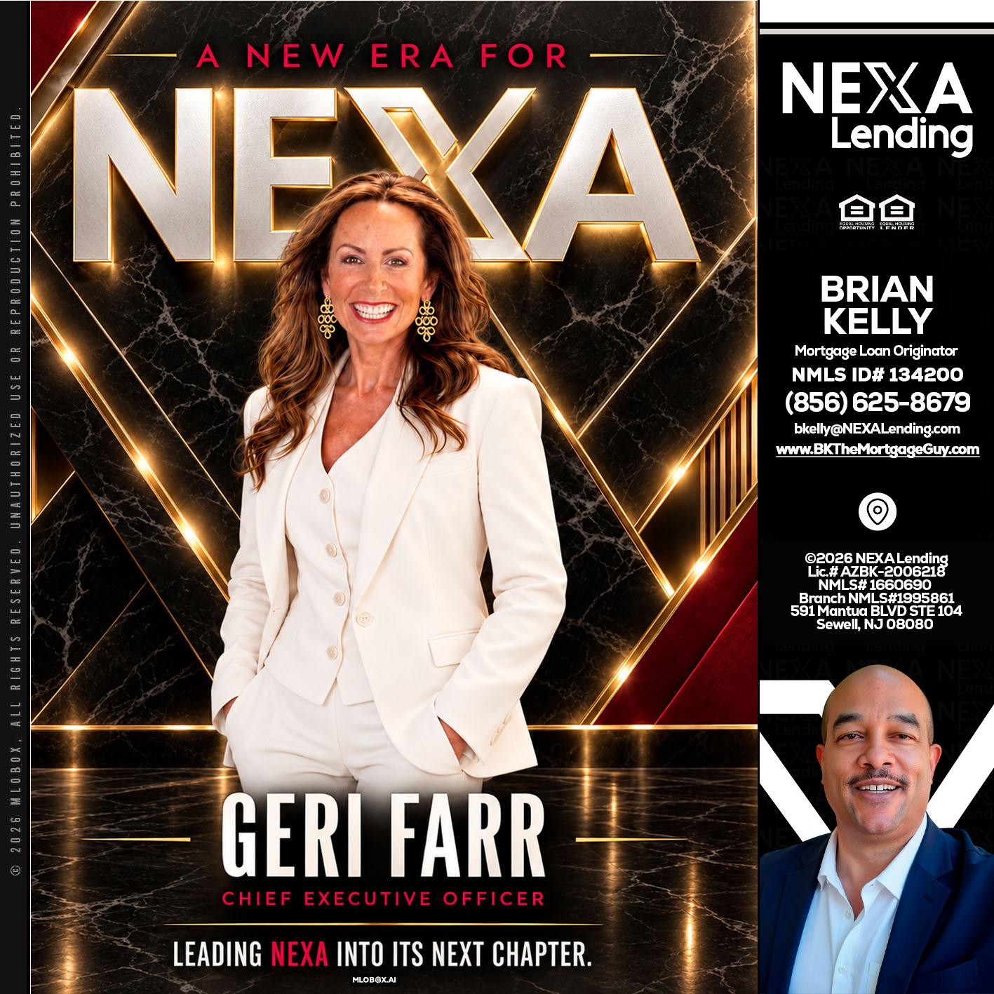 GERI FARR - Brian S. Kelly -Loan Officer