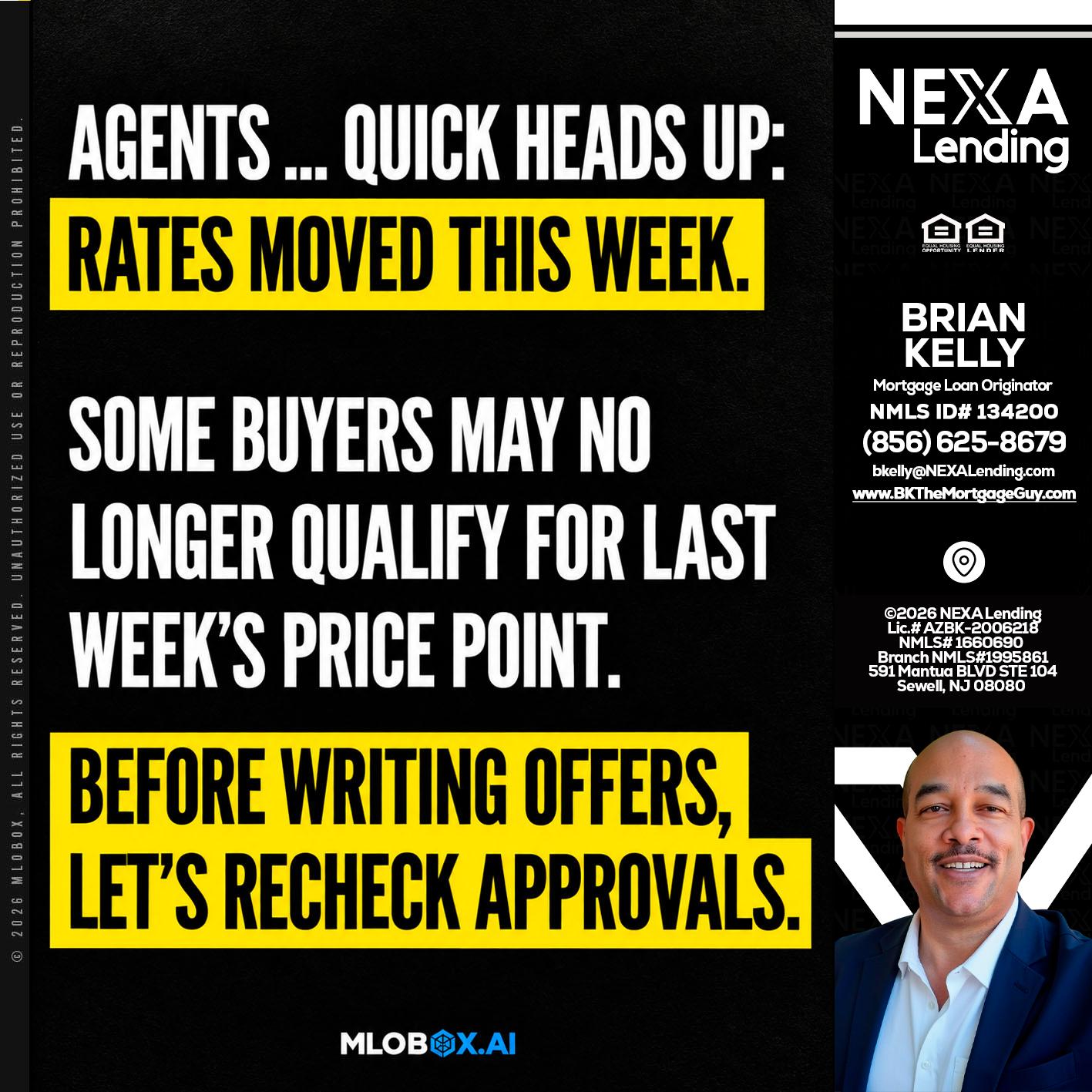 AGENTS QUICK - Brian S. Kelly -Loan Officer