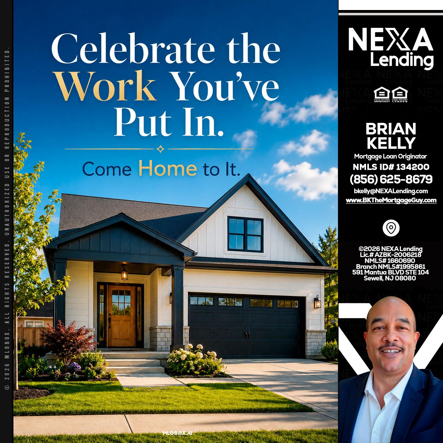 celebrate Labor Day - Brian S. Kelly -Loan Officer